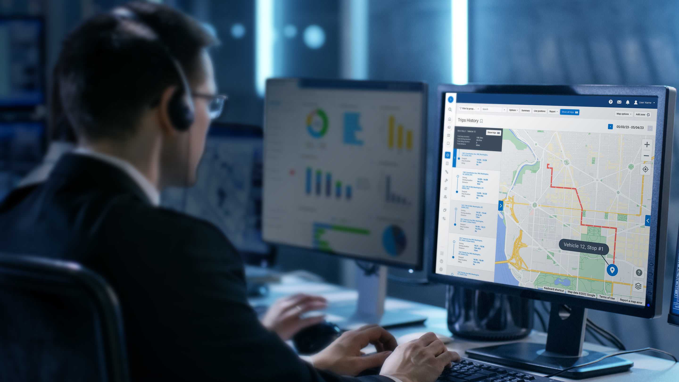 Driver Tracking Device and Software Geotab